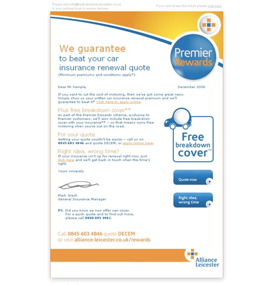 finance: Financial portfolio - Alliance & Leicester