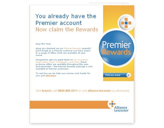 finance: Financial portfolio - Alliance & Leicester