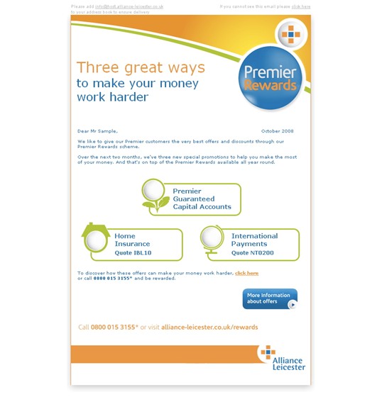 finance: Financial portfolio - Alliance & Leicester