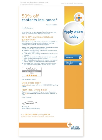 finance: Financial portfolio - Alliance & Leicester